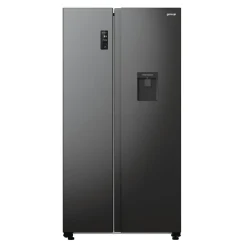 Lodówka Side by Side czarna GORENJE NRR9185EABXLWD