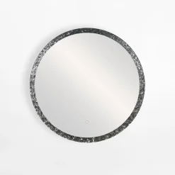 Lustro łazienkowe z akrylową ramą LED 60 cm