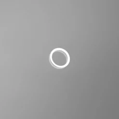 Lustro łazienkowe z akrylową ramą LED złote 60 cm