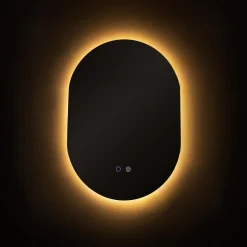 Lustro łazienkowe z oświetleniem LED 70x50 cm