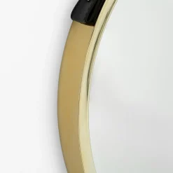 Lustro na pasku mosiądz 45,7 cm