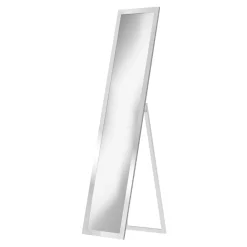 Lustro stojące w białej ramie SLIM 40x160 cm