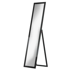 Lustro stojące w czarnej ramie SLIM 40x160 cm