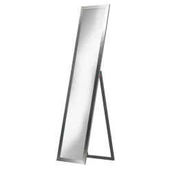 Lustro stojące w srebrnej ramie SLIM 40x160 cm