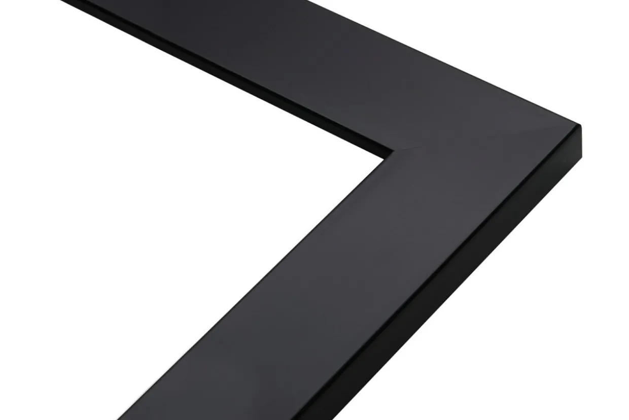 Lustro w czarnej ramie SLIM 57,5x77,5 cm