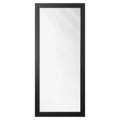 Lustro w czarnej ramie SLIM mat 47,5x107,5 cm