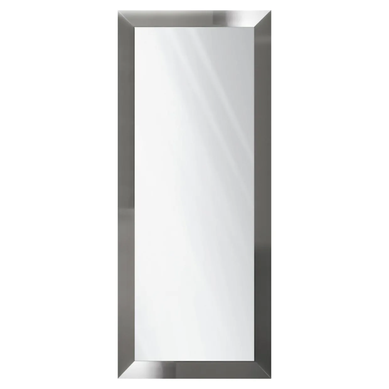 Lustro w srebrnej ramie MILANO 60x170 cm