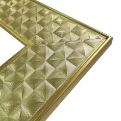 Lustro w złotej ramie DIAME 56x146 cm