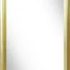 Lustro w złotej ramie OSLO 48x138 cm