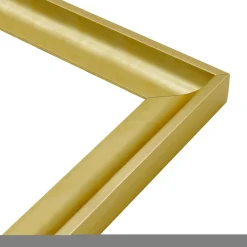 Lustro w złotej ramie OSLO 68x178 cm