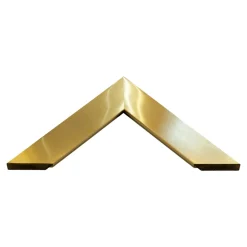 Lustro w złotej ramie SLIM 67,5x127,5 cm