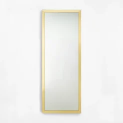 Lustro w złotej ramie SLIM 67,5x177,5 cm