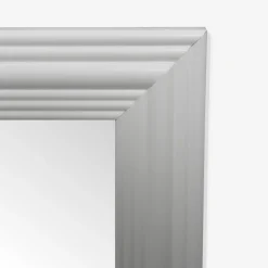 Lustro wiszące szare 30x120 cm