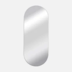 Lustro z oświetleniem LED owalne MILA 100x40 cm