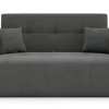 Mała sofa 144 cm grafit LEO III