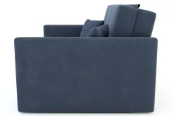 Mała sofa niebieska 126 cm LEO II