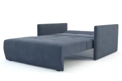Mała sofa niebieska 126 cm LEO II
