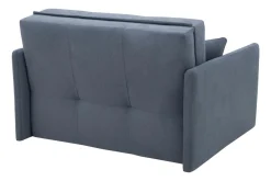 Mała sofa niebieska 126 cm LEO II