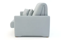 Mała sofa rozkładana błękitna DALIA