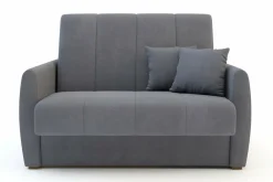 Mała sofa rozkładana szara DALIA