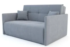 Mała sofa szara 144 cm LEO III