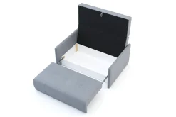 Mała sofa szara 144 cm LEO III