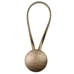 Magnes dekoracyjny do upinania zasłon złoty