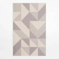 Mata do łazienki GOMERA, geometryczna, 50x80 cm