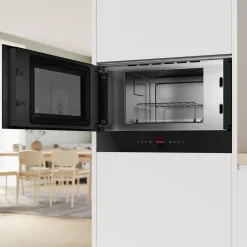 Mikrofala do zabudowy Home Connect BOSCH seria 8 czarna BEL7321B1