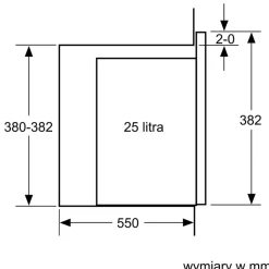 Mikrofala do zabudowy Home Connect BOSCH seria 6 czarna BEL554MB0