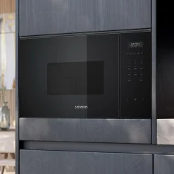 Mikrofala do zabudowy SIEMENS iQ500 czarna BF525LMB1