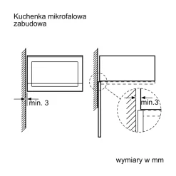 Mikrofala do zabudowy SIEMENS iQ500 czarna BF525LMB1