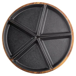 Miseczki do dipów na tacy akacjowej INITIO 25 cm