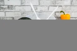 Miska / salaterka z pokrywką i łyżkami CYKORIA, 5 l