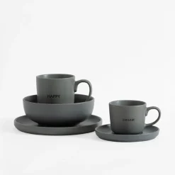 Miska ceramiczna szara MATTE 680 ml