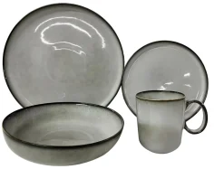 Miska ceramiczna szara SUELO 900 ml