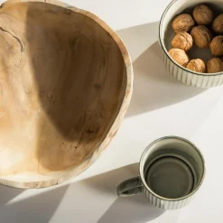 Miska dekoracyjna drewniana 30 cm