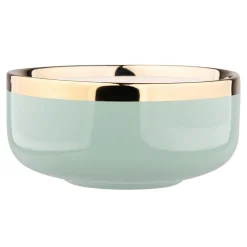 Miska porcelanowa jasna zieleń AURORA GOLD 500 ml