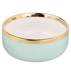 Miska porcelanowa jasna zieleń AURORA GOLD 500 ml