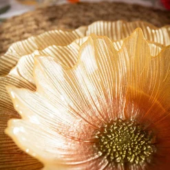 Miska szklana kwiat 15 cm