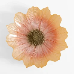 Miska szklana kwiat 30 cm