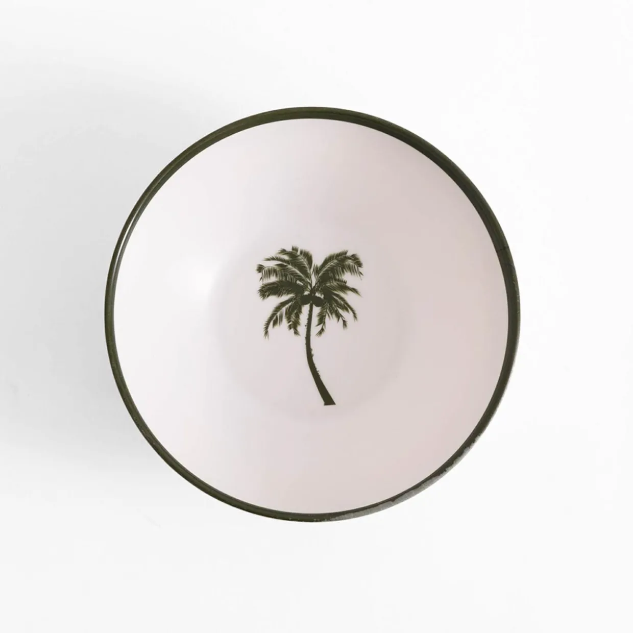 Miska z melaminy palmy 14 cm MIX