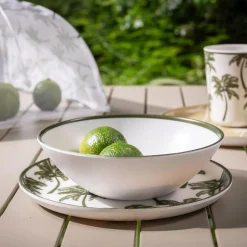 Miska z melaminy palmy 14 cm MIX