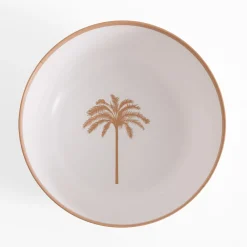 Miska z melaminy palmy 26 cm MIX
