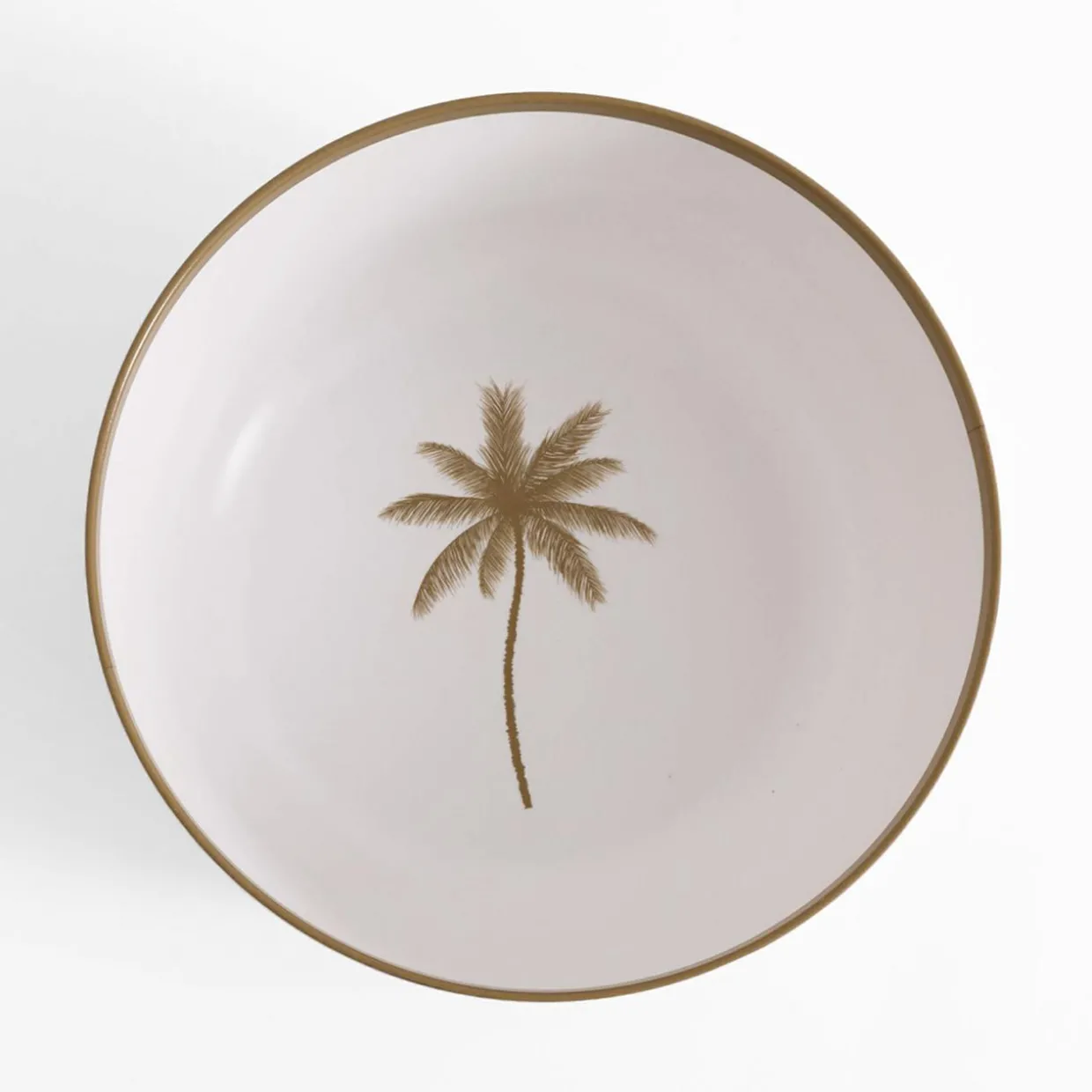 Miska z melaminy palmy 26 cm MIX