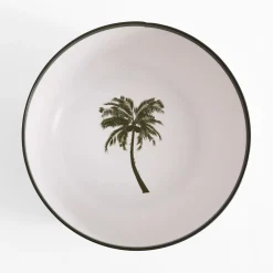 Miska z melaminy palmy 26 cm MIX