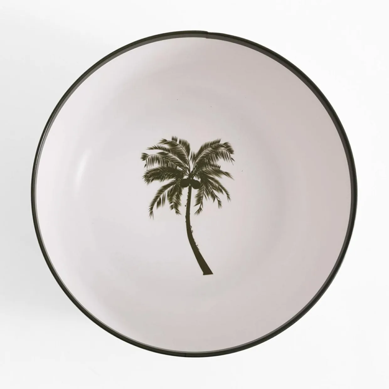 Miska z melaminy palmy 26 cm MIX