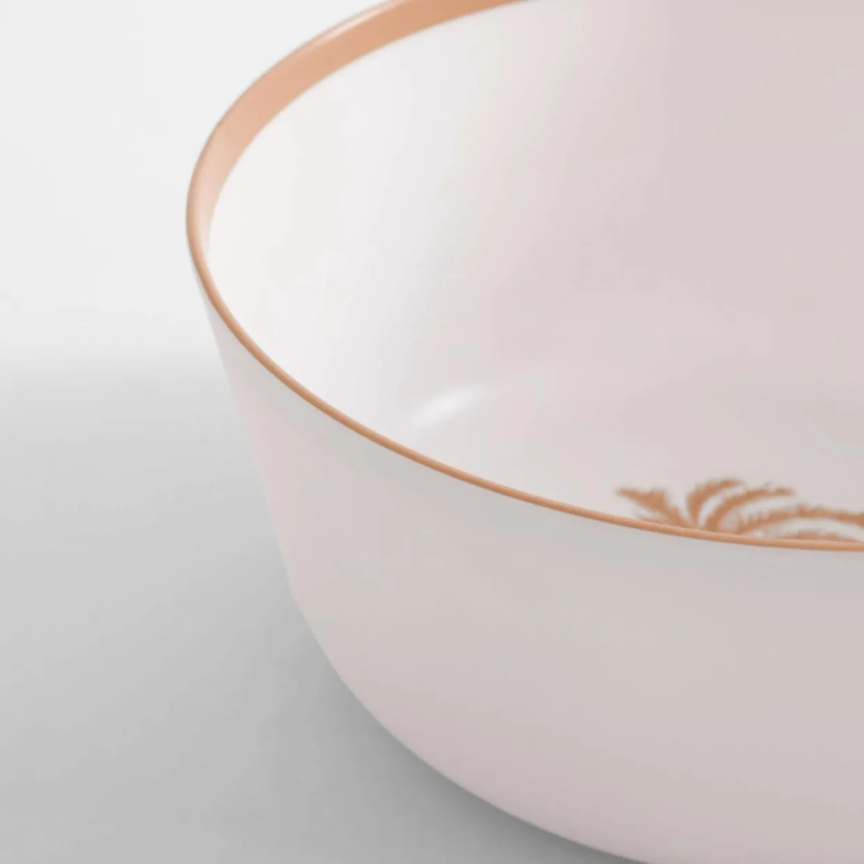 Miska z melaminy palmy 26 cm MIX