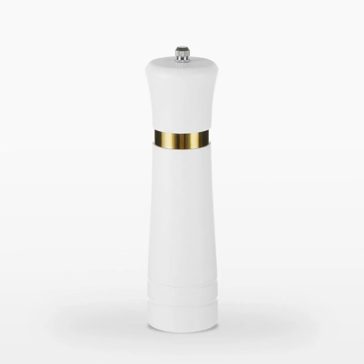 Młynek do pieprzu i soli biały 21 cm