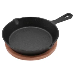 Naczynie żeliwne okrągłe z podstawą